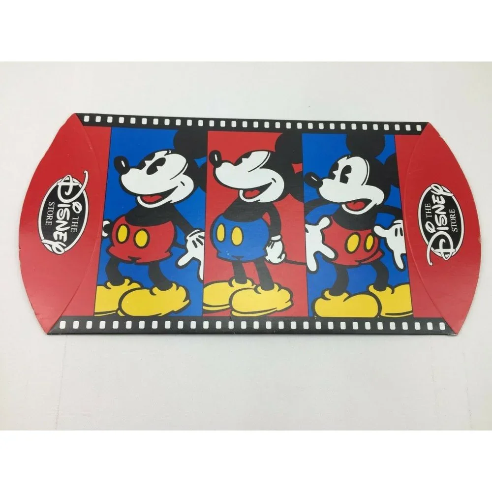 Vintage Disney Store Mickey Mouse Pillow Gift Folding Box